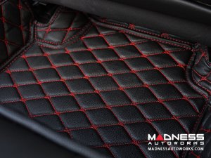 Jeep Compass Floor Liner Set - Black w/ Red Stitching Jeep Compass Floor Liner Set - Black w/ Red Stitching